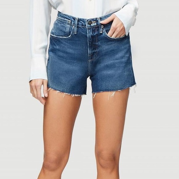 FRAME NWT Le Bridgette Longwater Shorts - Picture 2 of 10